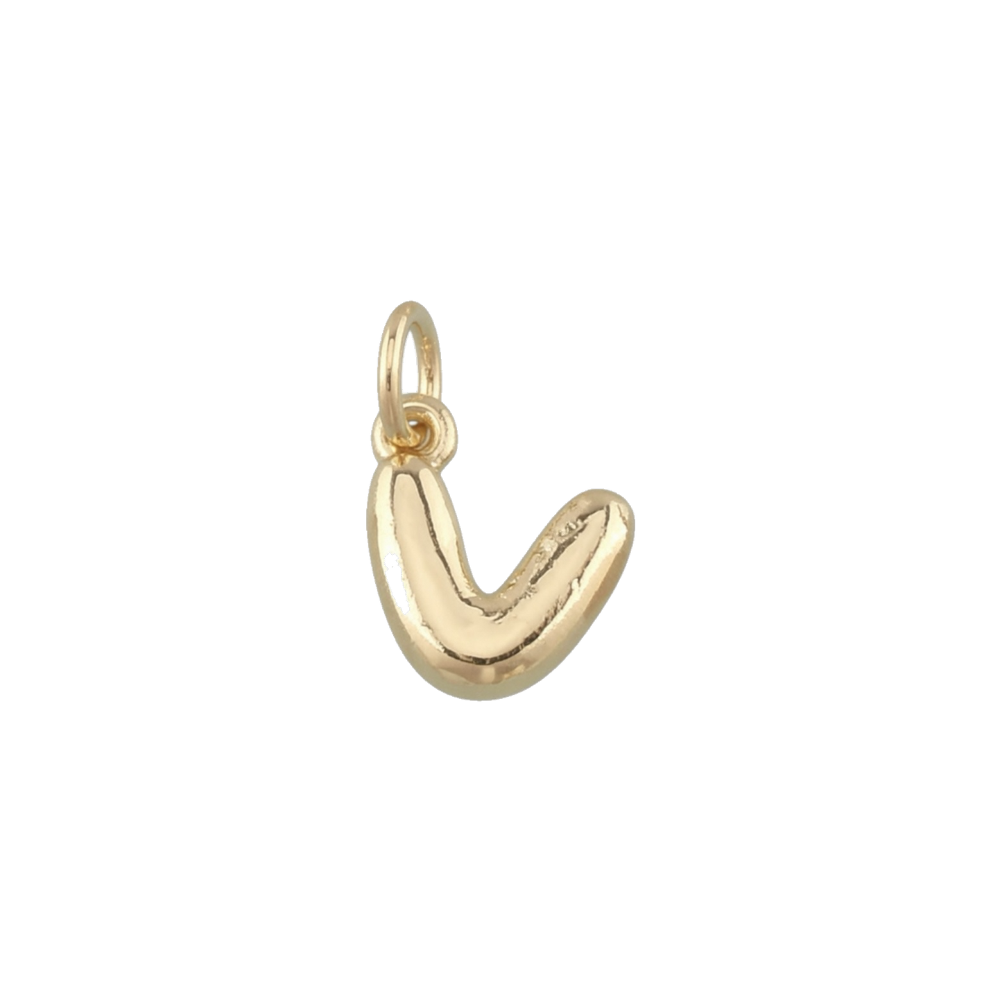 Mini Gold Bubble Letter Charms