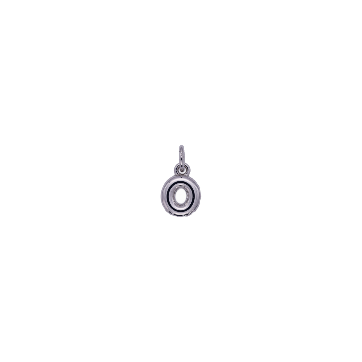 Mini Silver Bubble Letter Charms