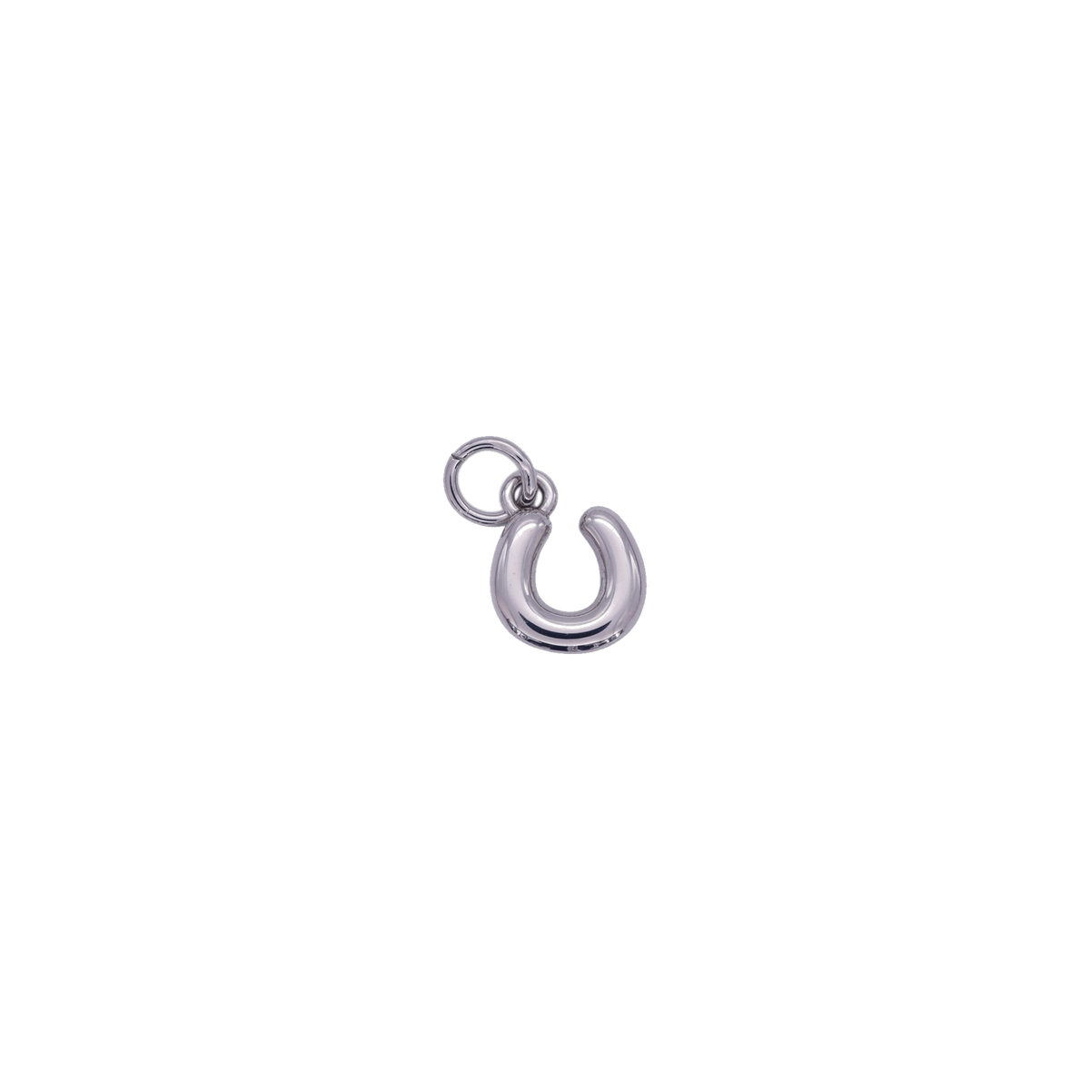 Mini Silver Bubble Letter Charms