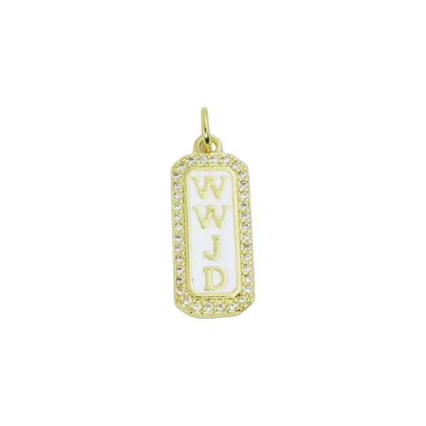 WWJD Gold Charm
