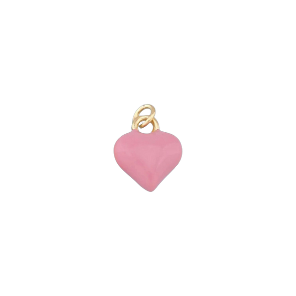 Tiny Pink Heart Charm