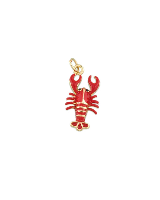 Red Coastal Lobster Charm
