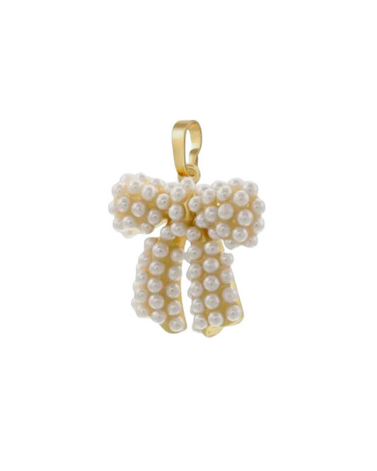 Pearl Bow Charm