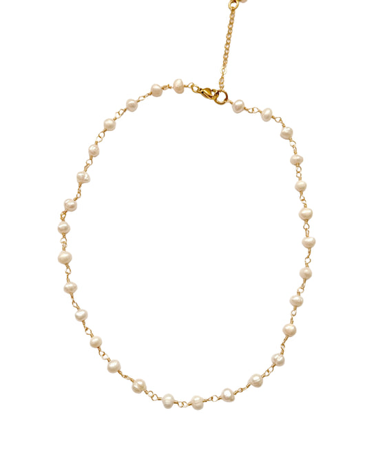 Pearl & Gold Necklace