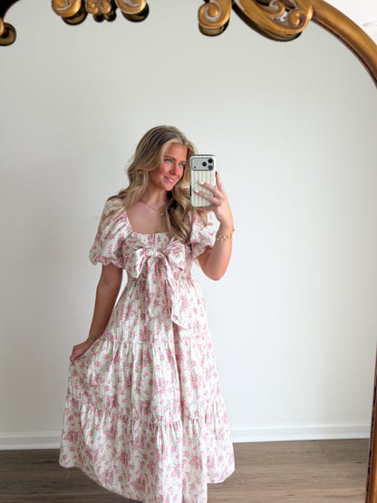 Blushing Pink Ribbon Dress