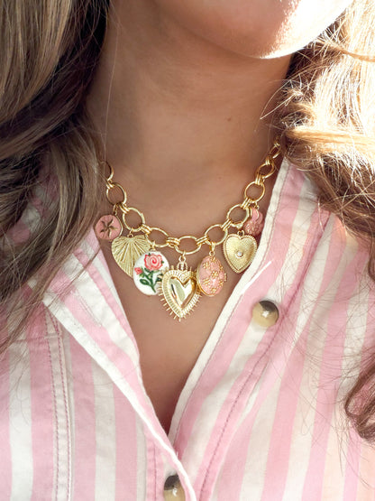Sweetheart GG Charm Necklace