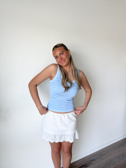 Blue Striped Tank