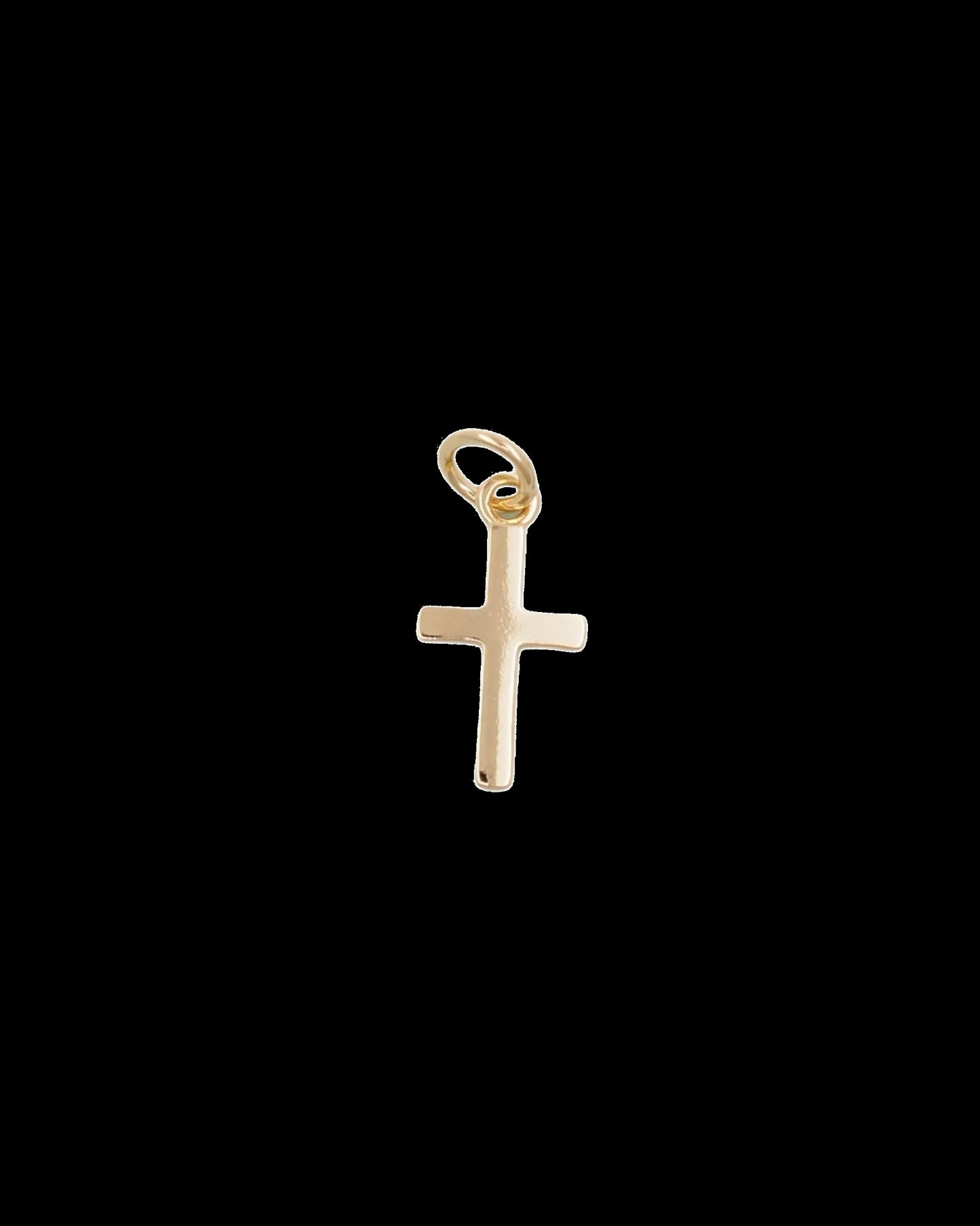 Small Gold Cross Charm