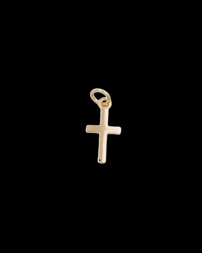 Small Gold Cross Charm