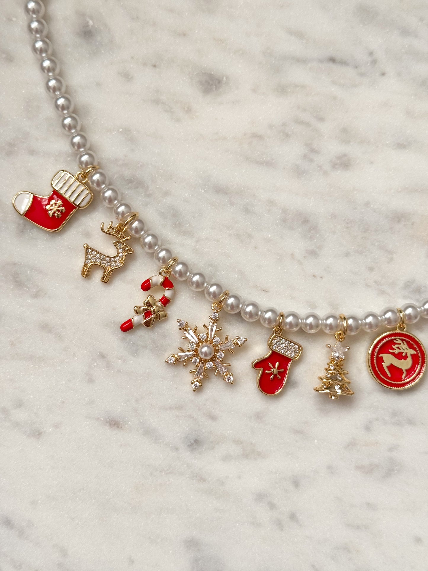 Holiday Glow Charm Necklace