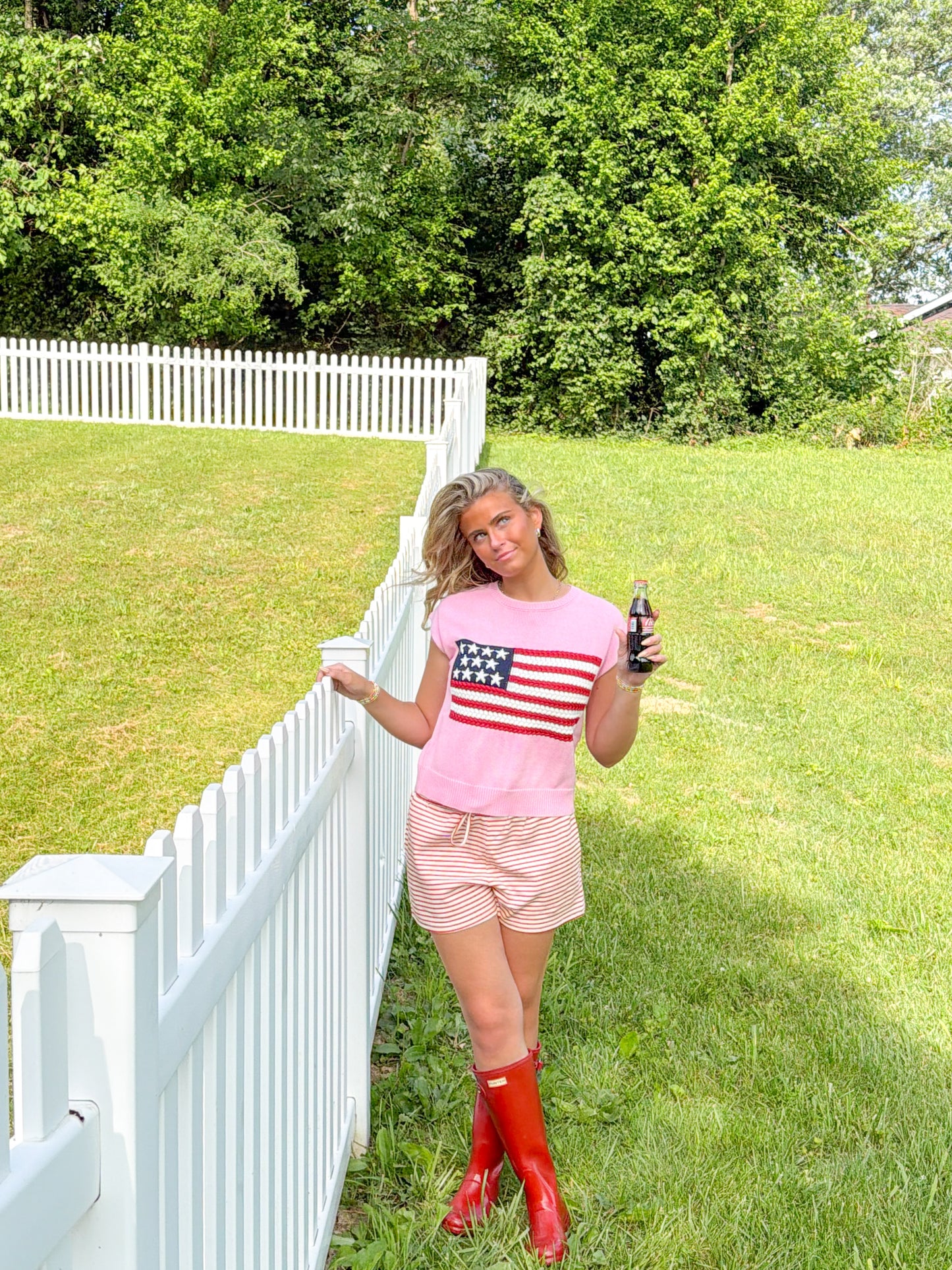 American Honey Flag Sweater