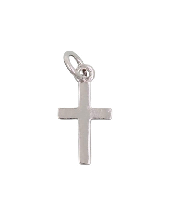 Silver Cross Charm