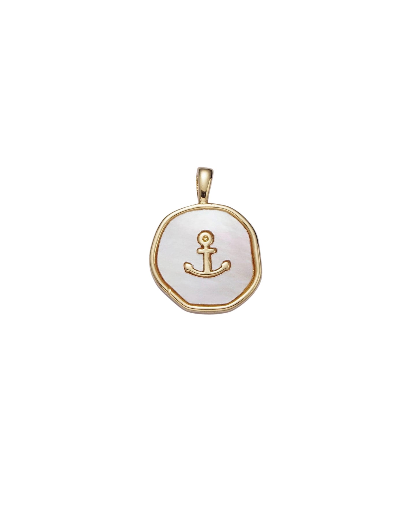 Pearl Anchor Charm