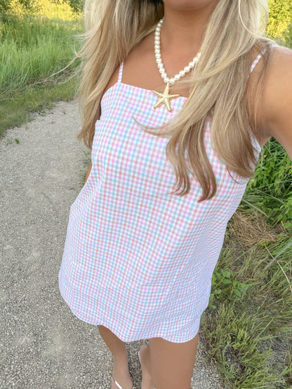Cotton Candy Gingham Set