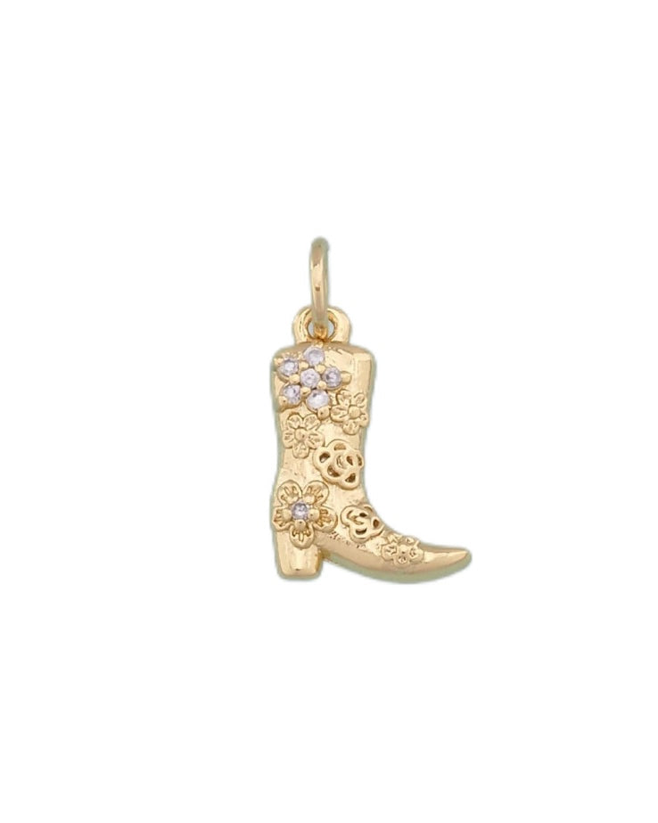 Floral Boot Charm