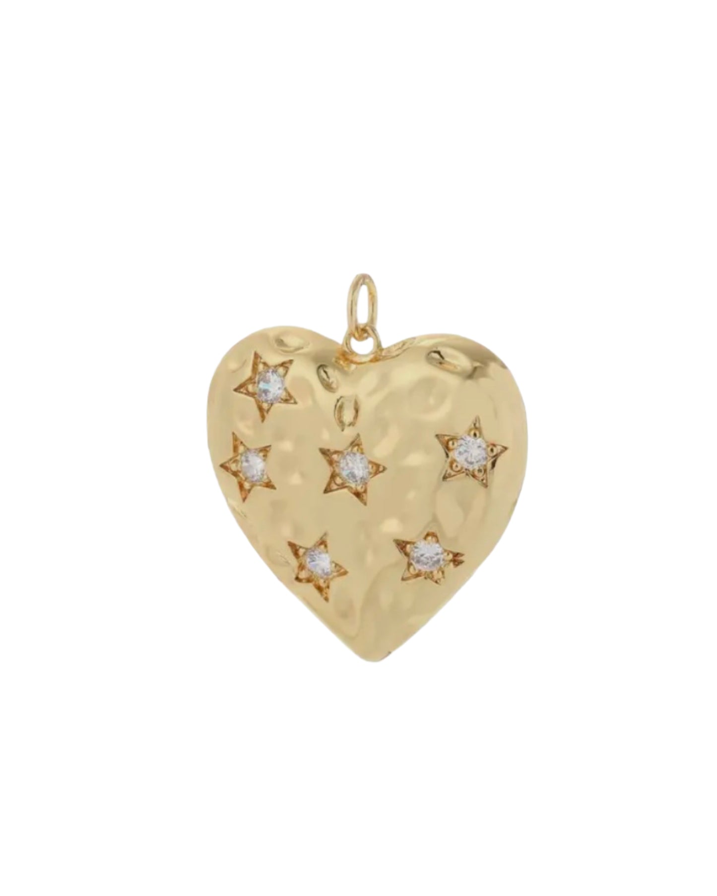 Heart with Stars Charm