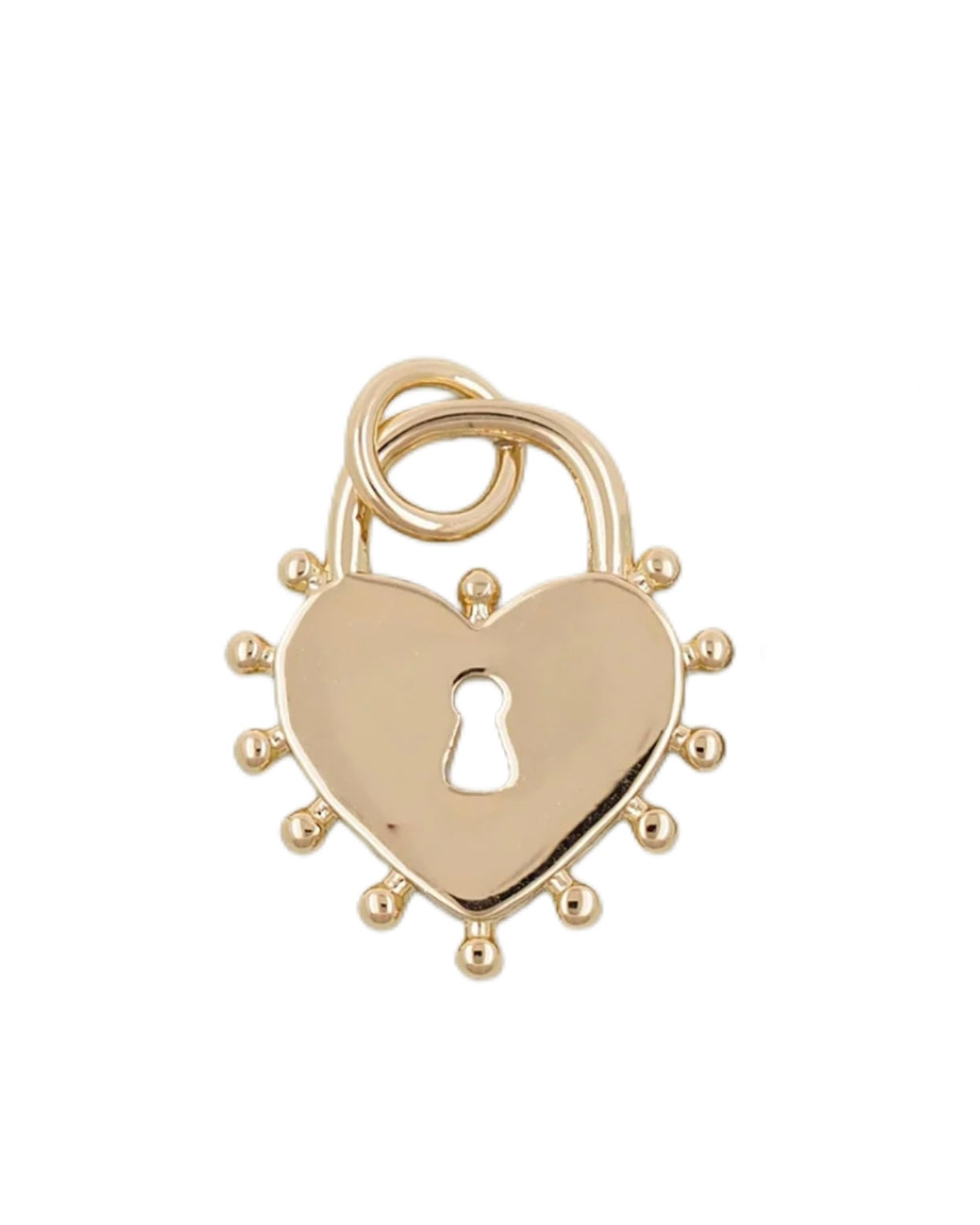 Heart Lock Charm