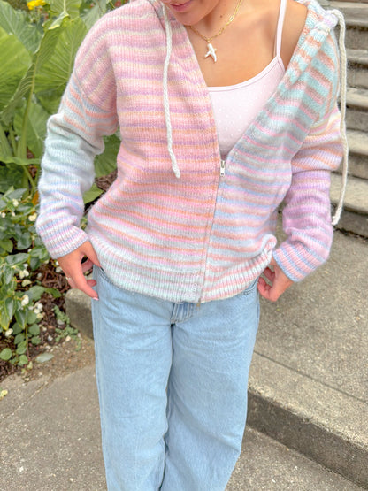 Sweetheart Zip-Up Sweater
