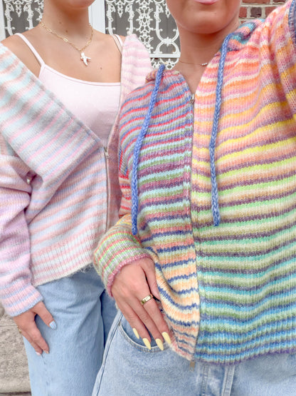 Sweetheart Zip-Up Sweater