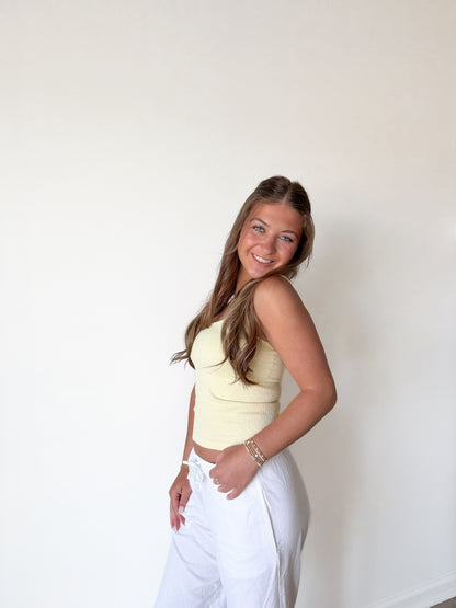 Yellow Polka Dot Tank