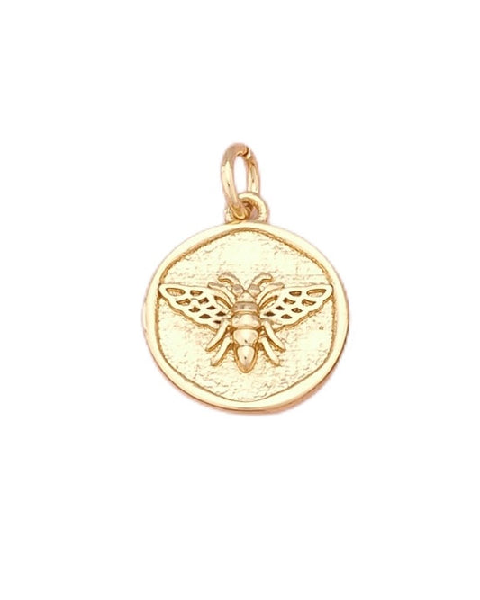 Round Bee Charm