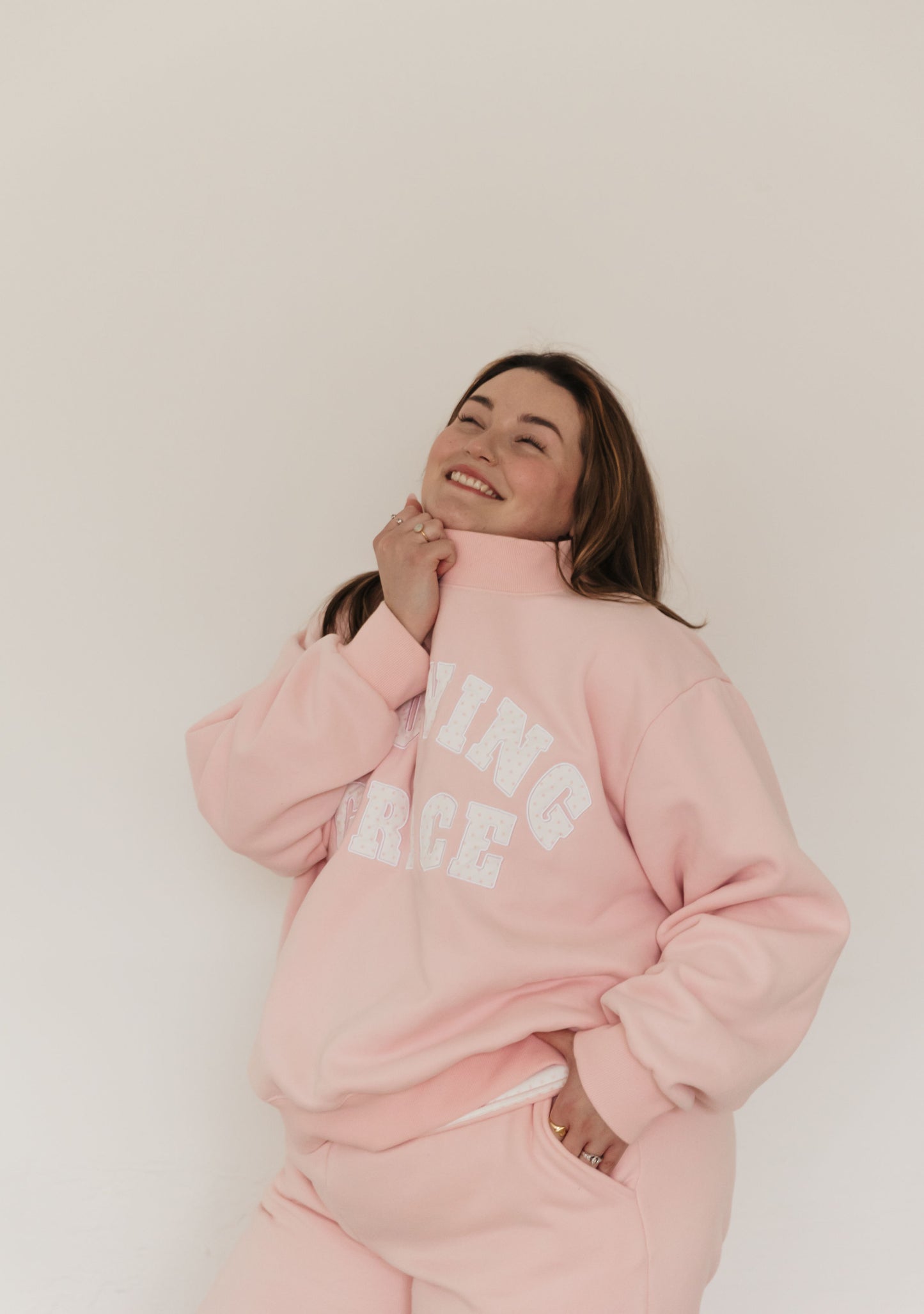 GG Pastel Pink Mockneck