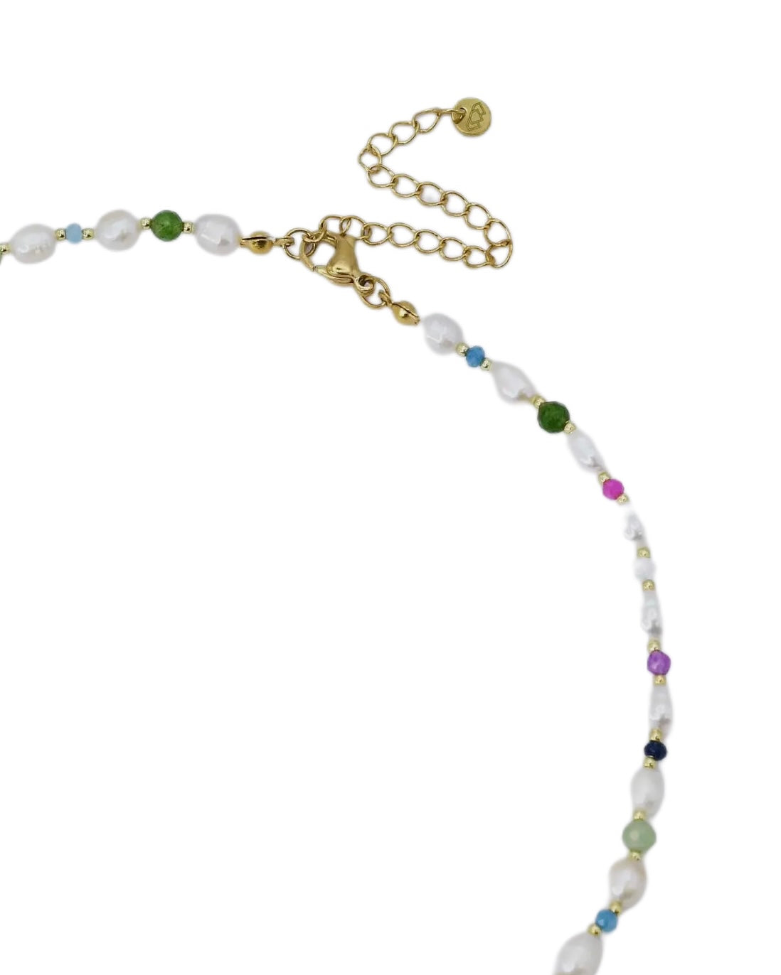 Pearl Girl Gemstone Necklace