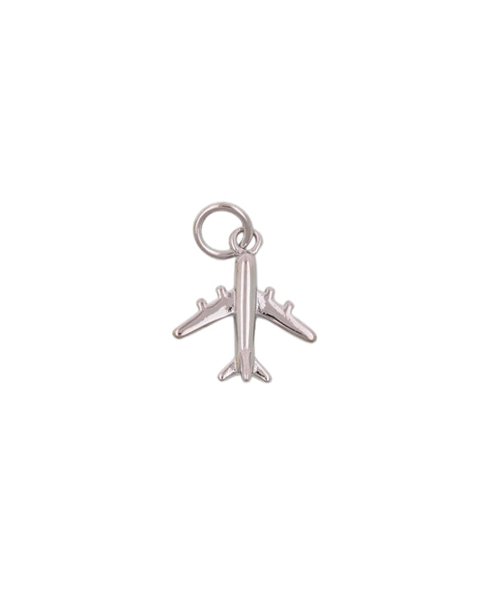 Silver Airplane Charm