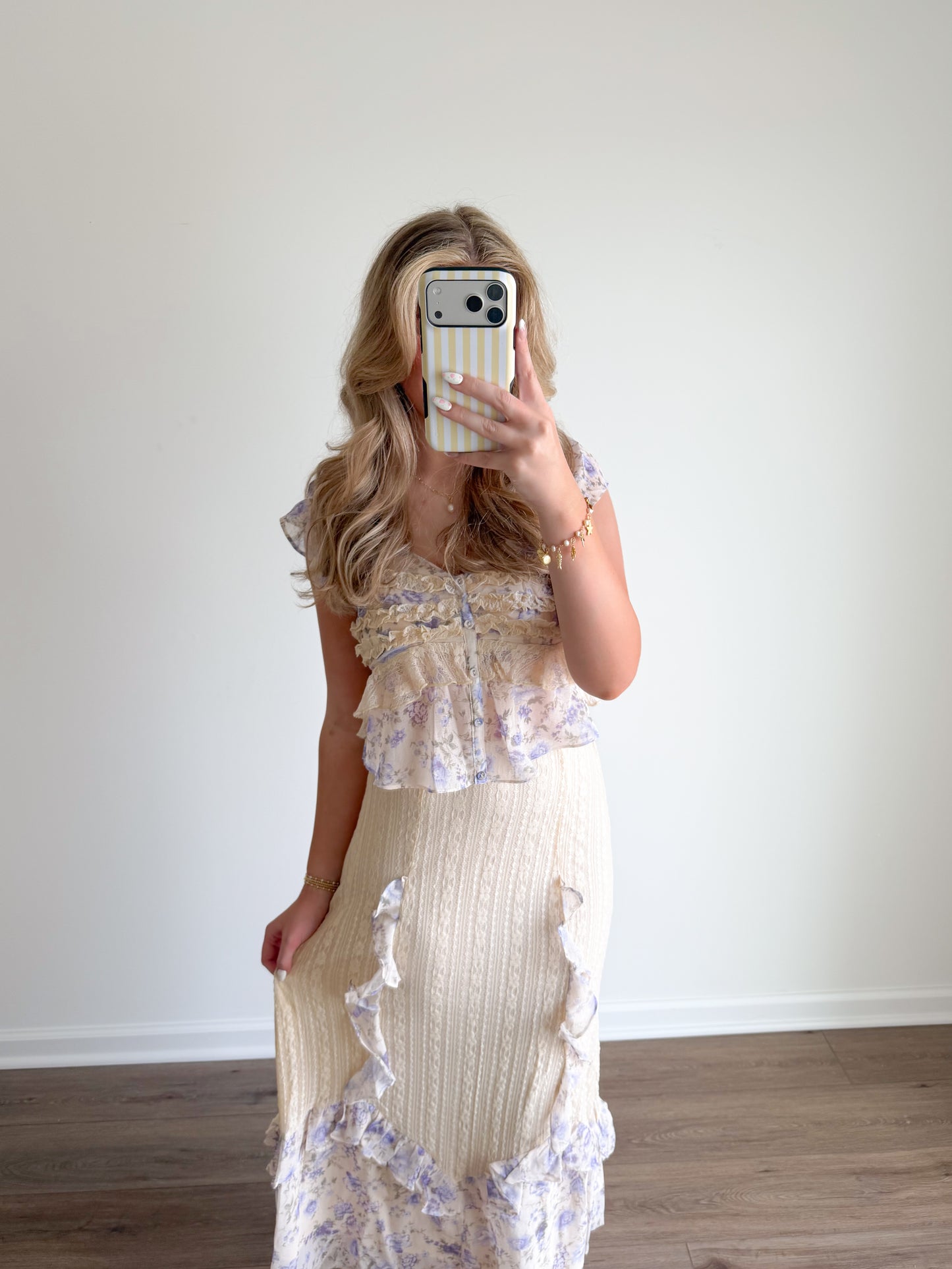Lavender Lace Floral Set