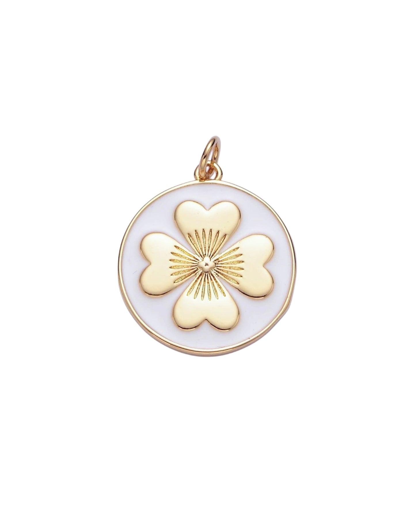 Circle Clover Charm