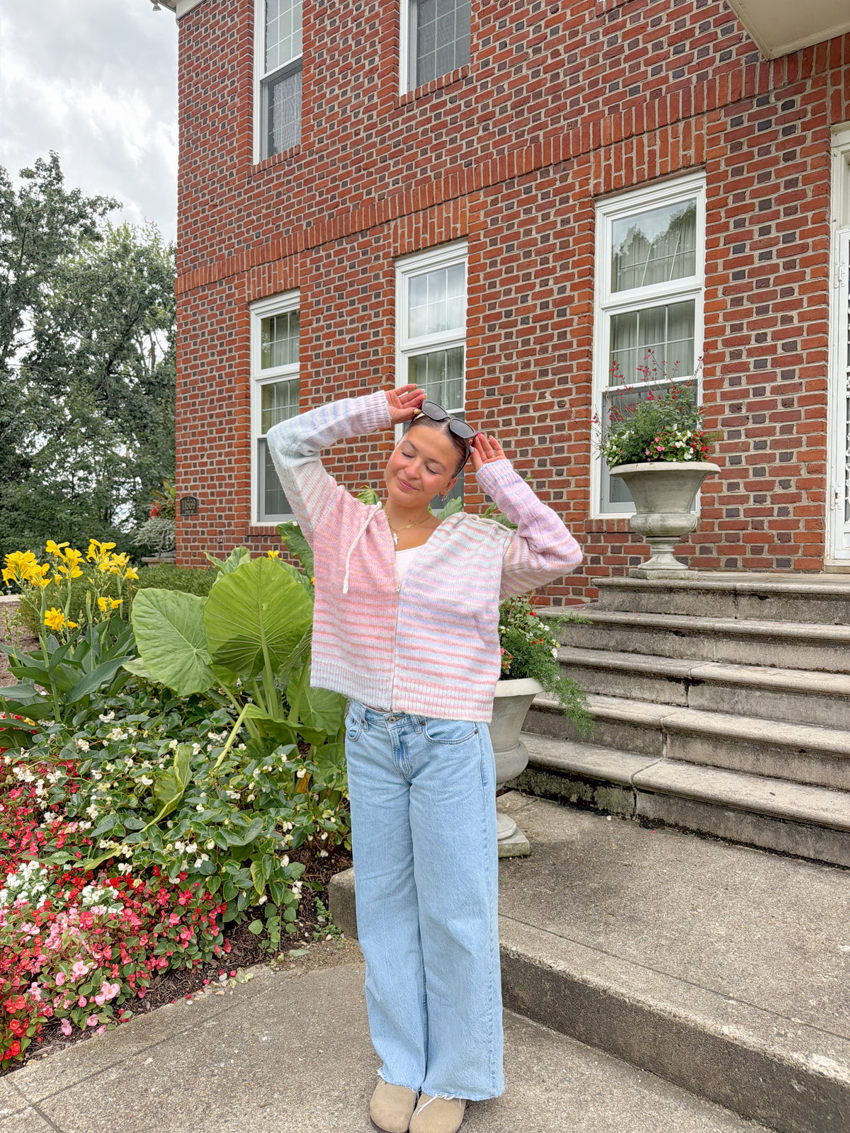 Sweetheart Zip-Up Sweater