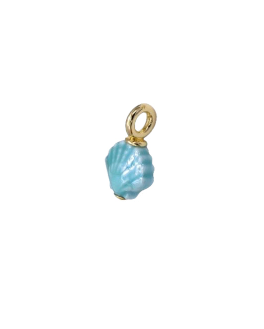 Seaside Blue Shell Charm