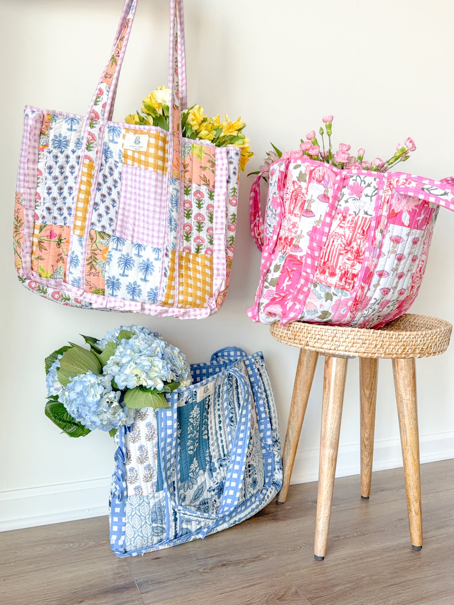 Sweet Lilac Patchwork Tote