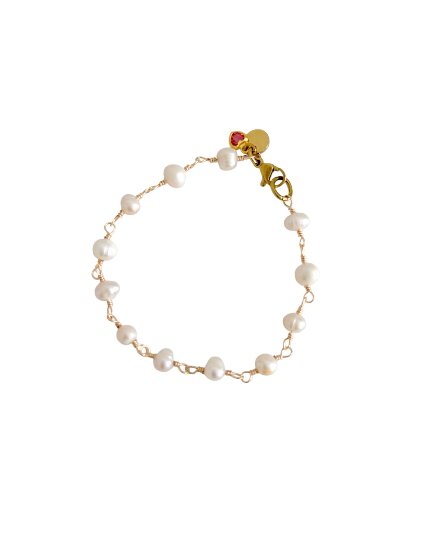 Pearl & Gold Bracelet