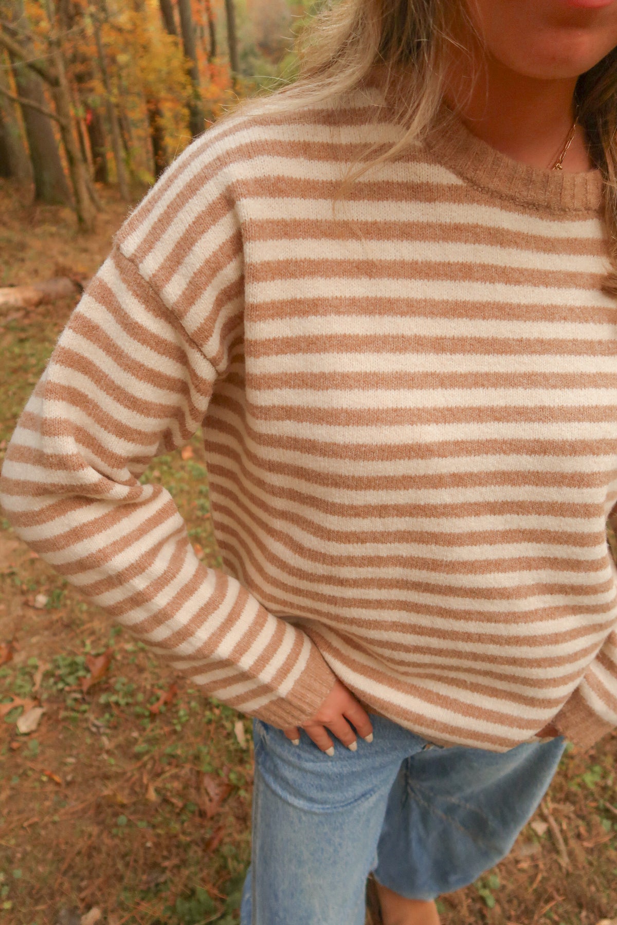 Sunday Morning Striped Sweater