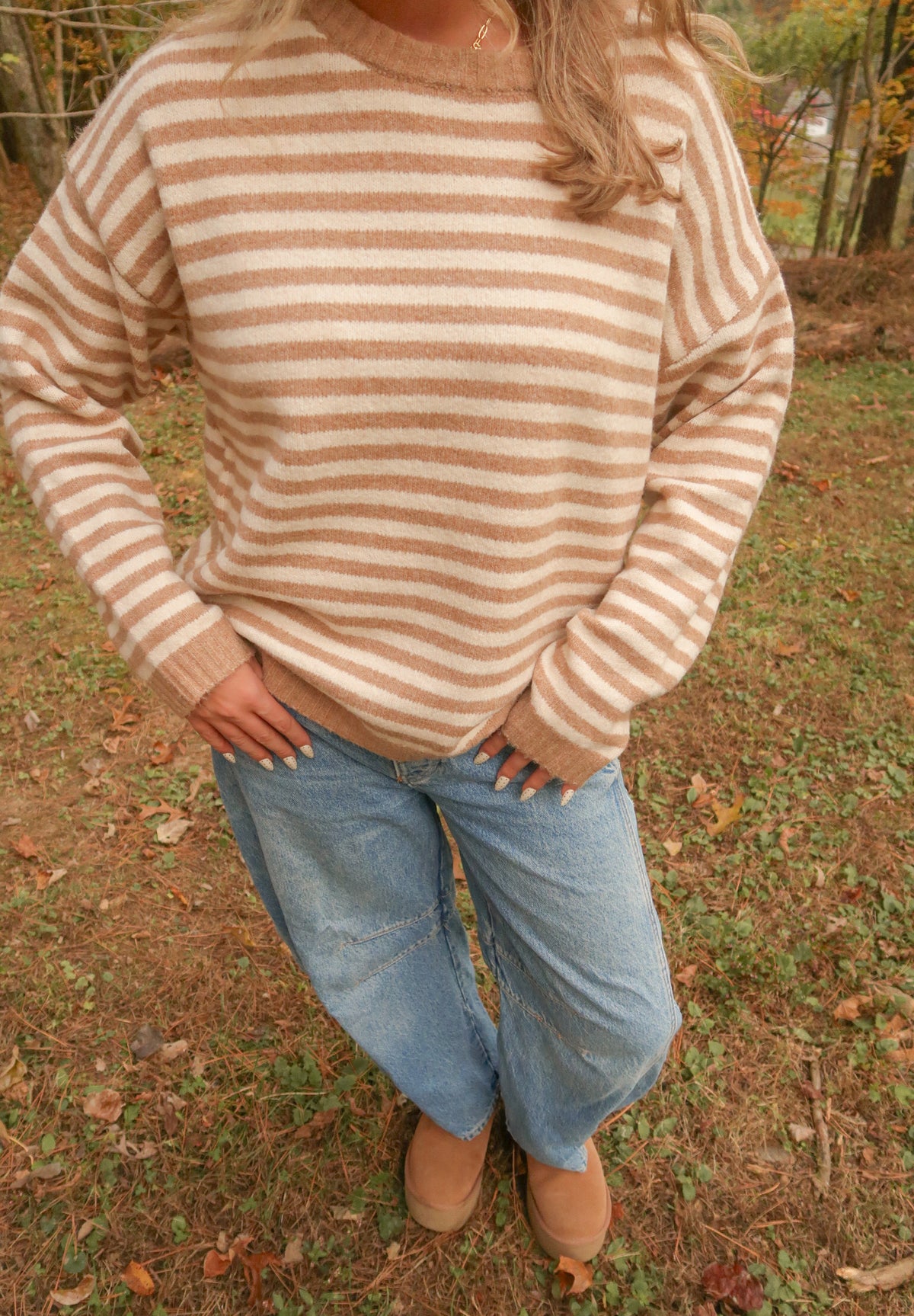 Sunday Morning Striped Sweater