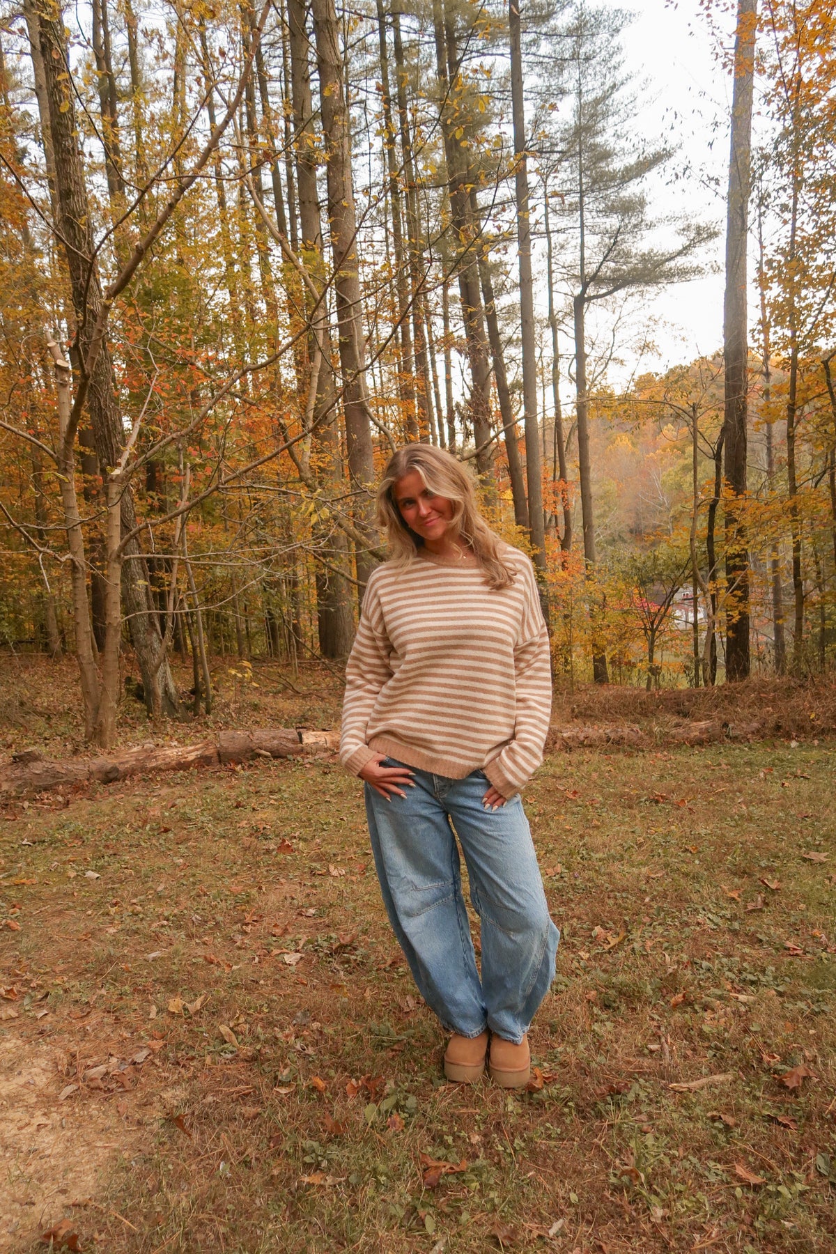 Sunday Morning Striped Sweater