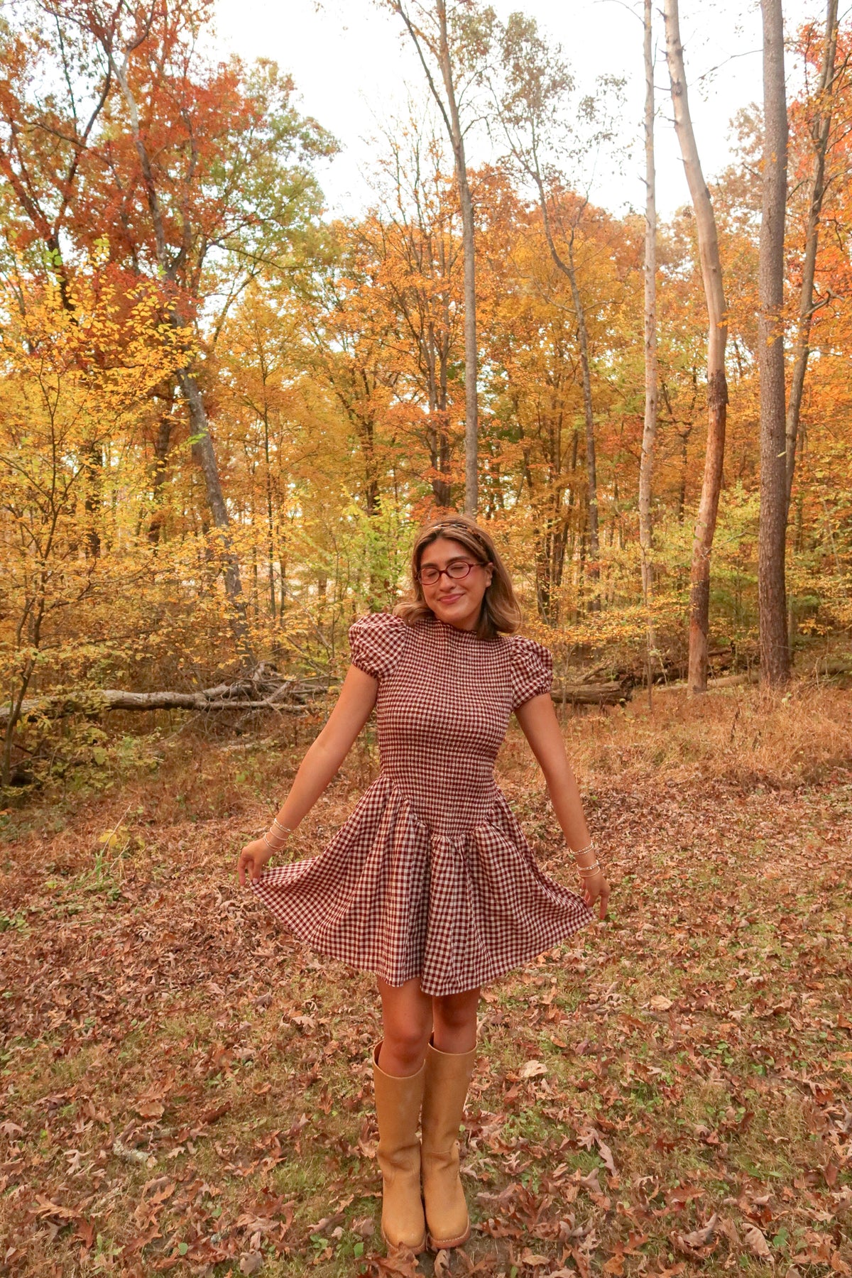Gingham Darling Dress
