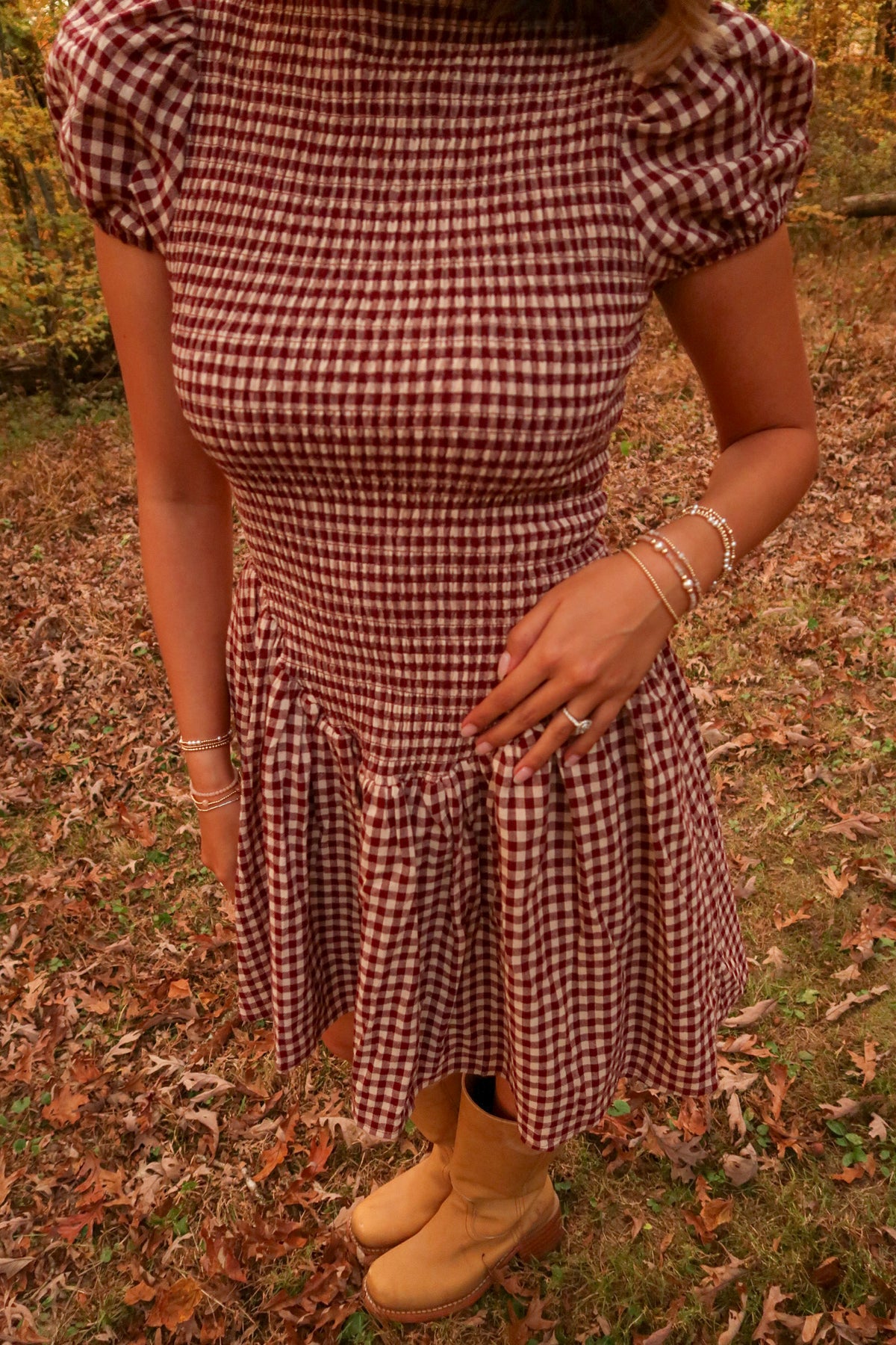 Gingham Darling Dress