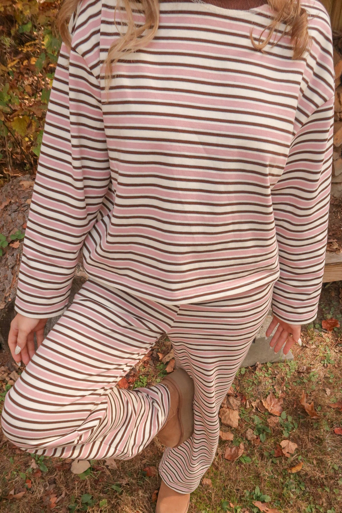Slow Mornings Striped Set