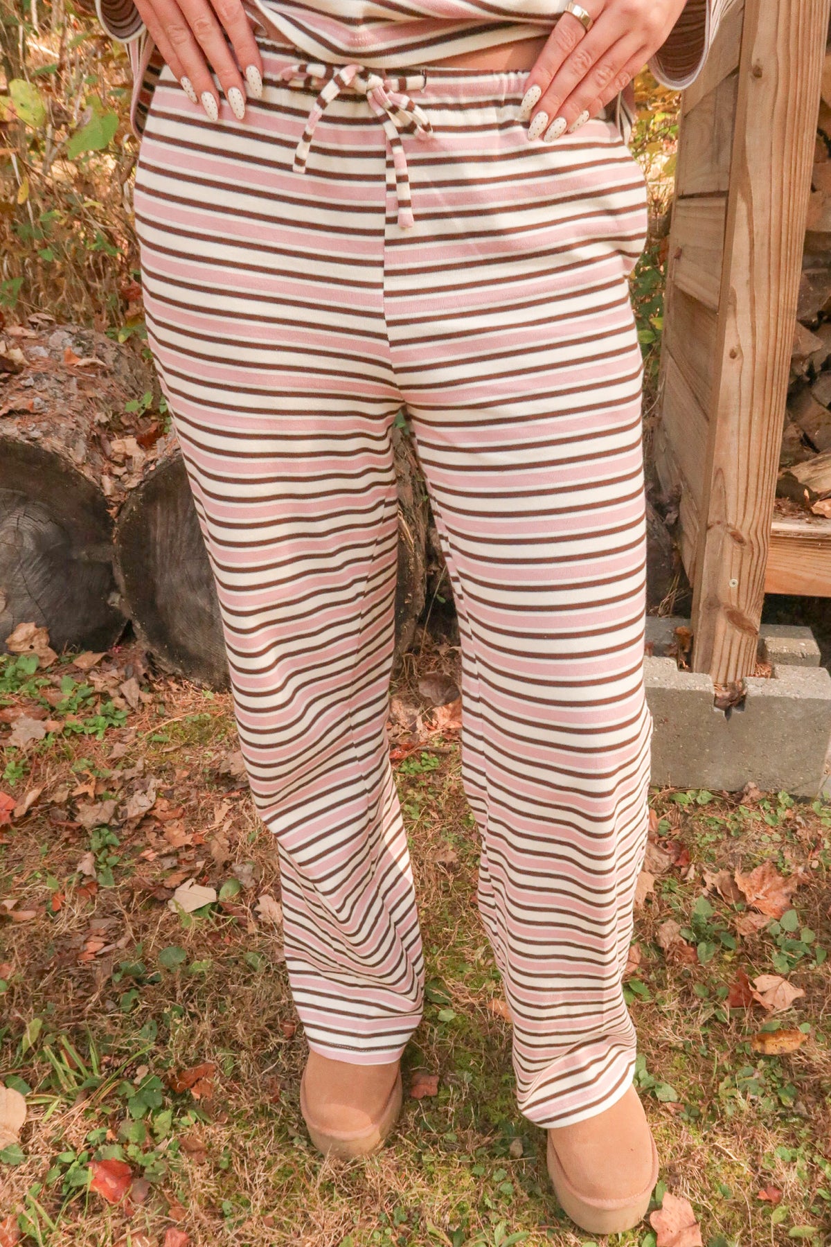 Slow Mornings Striped Set